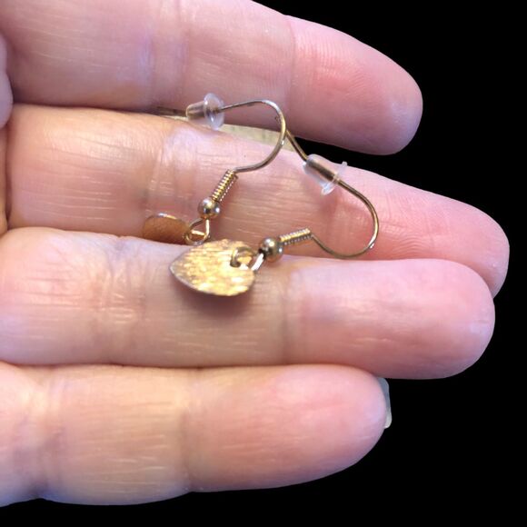 Set of 3 Rose Goldtone Necklace & Earrings, Heart Necklace & Earrings, & Dangles - Picture 7 of 10